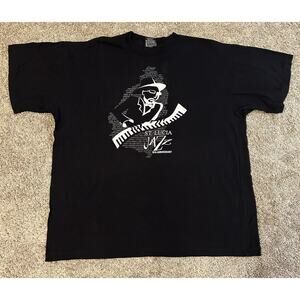 Vintage St Lucia Jazz Black T Shirt XL Kenny G Patti Labelle India Arie Graphic